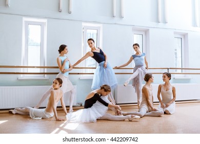 Seven Ballerinas Ballet Bar Stock Photo 442209742 | Shutterstock