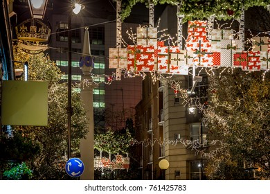 Seven Dials At Christmas Time In London