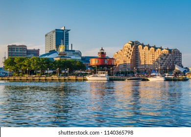 Seven Foot Knoll Lighthouse, at the Inner Harbor in Baltimore, Maryland