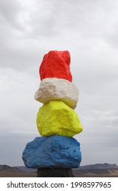 Seven Magic Mountains In Las Vegas, Nevada