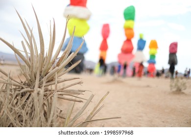 Seven Magic Mountains In Las Vegas, Nevada