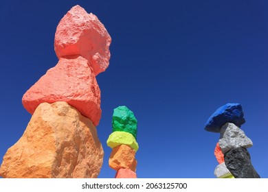 Seven Magic Mountains At Las Vegas 2012.10.07