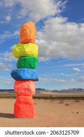 Seven Magic Mountains At Las Vegas 2012.10.07