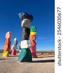 The Seven Magic Mountains, Mojave Desert, Lad Vegas, Nevada