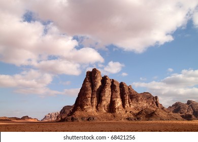 The Seven Pillars In Wadi Rum, Jordan