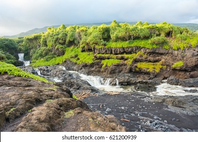 Seven Sacred Pools At Haleakala National Park.