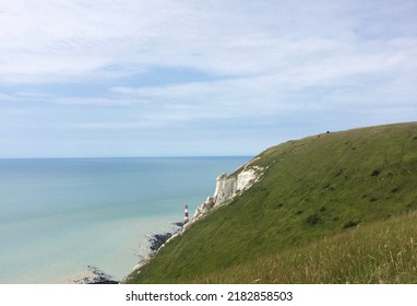 Seven Sisters Chalk Cliffs South Downs Sussex UK  