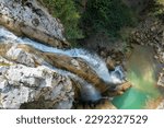 Seven waterfalls trail in Istria, Croatia