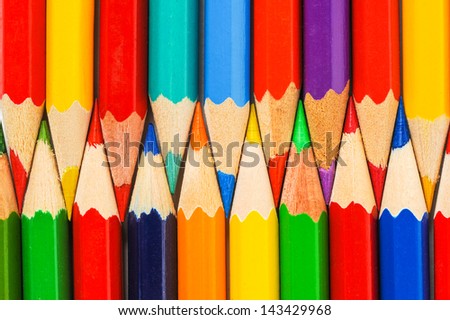 several colored drawing pencils - colored pencils, row, art, crayon, color, pen, yellow, drawing, sharp, bunch, pencil, bright, writing, creative, draw, school, vibrant, image, creativity, instrument