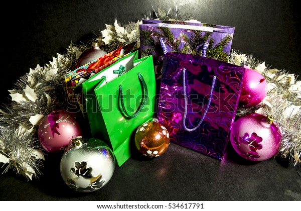 colorful goodie bags