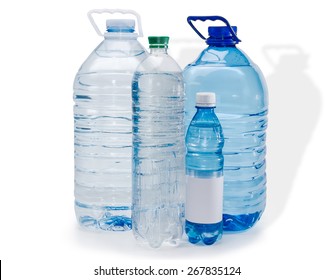 Different Size Plastic Bottles Of Water Images, Stock Photos & Vectors 