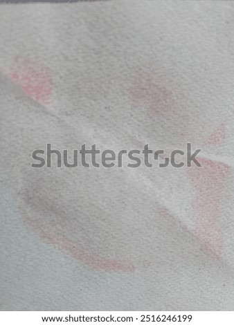 several flacks red in tissue