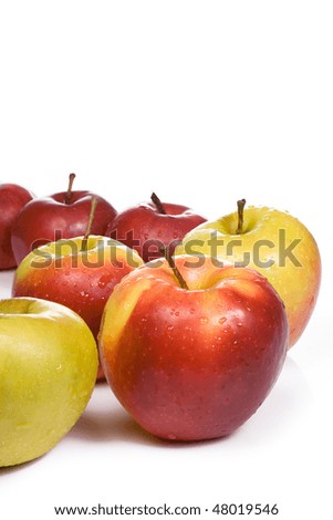 Similar – Image, Stock Photo several red apples Food