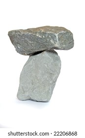 Several rocks lying one upon another.