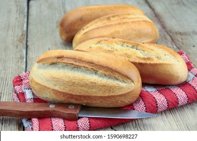 several rolls on a table