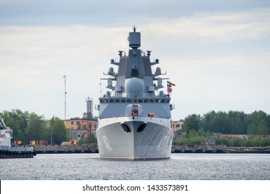 Severodvinsk, RUSSIA - AUGUST, 11, 2016. The Frigate 