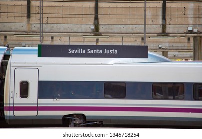 Seville main train station, Santa Justa, a busy intercity connection hub