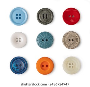 sewing button isolated on white background - Powered by Shutterstock