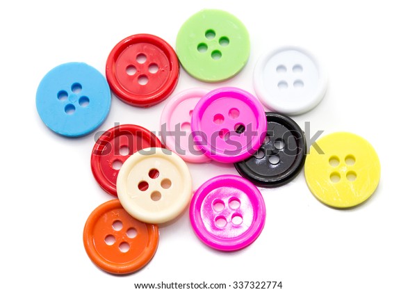 white sewing buttons