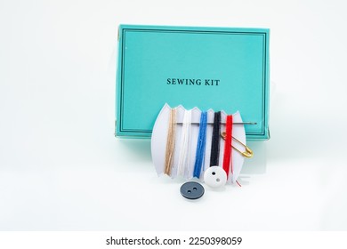 sewing kit - emergency sewing equipment, which is usually provided in hotels, inns
