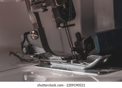 Sewing Machine Foot Close Up