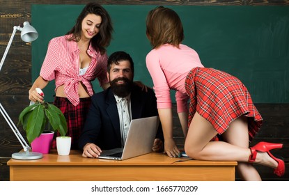 Hot teacher and young student erotic