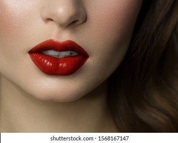 full red lips