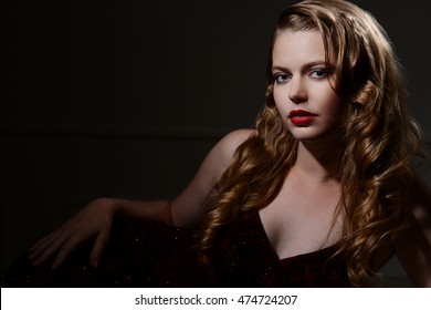 1940s Hairstyle Stock Photos Images Photography Shutterstock