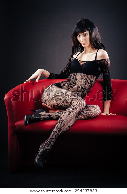 Sexy Beautiful Naked Woman Black Erotic Stock Photo Shutterstock