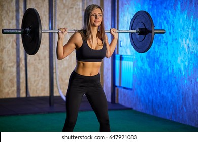 Gym Girl in Black Tight Spandex