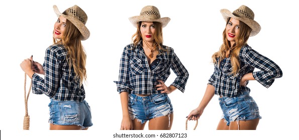 Naked Blonde Cowgirl Alta California