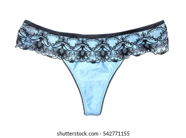 Sexy Blue Feminine Panties Isolate On Stock Photo (Edit Now) 542771155