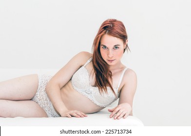 Sexy Pregnant Redhead