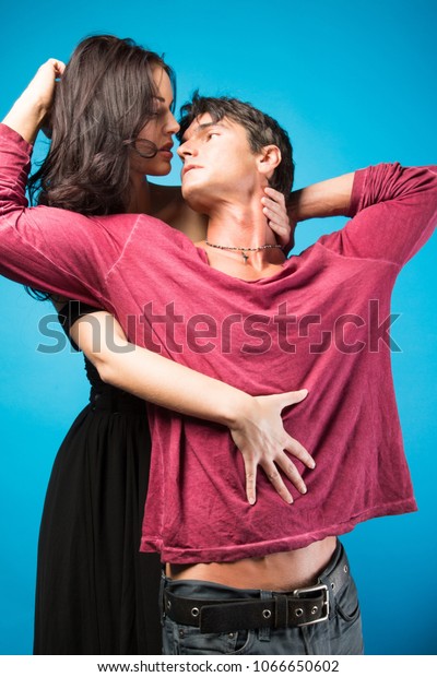 Sexy Couple Very Aroused By One 스톡 사진 1066650602 Shutterstock