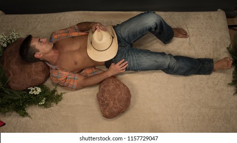 Erotic cowboy sex