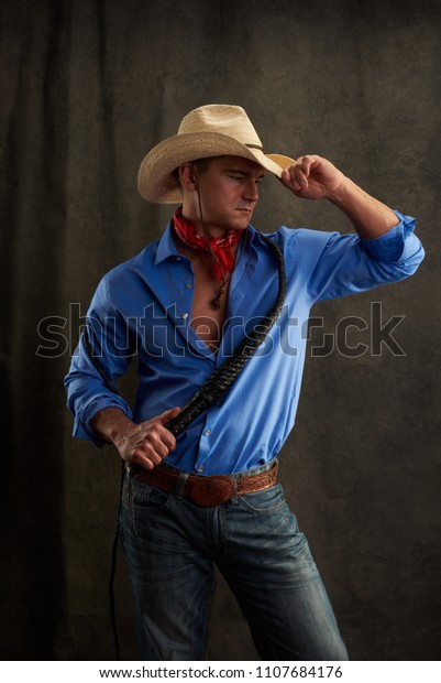 Cowboy pose erotic Muscle Cowboy