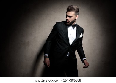 hot man in tuxedo