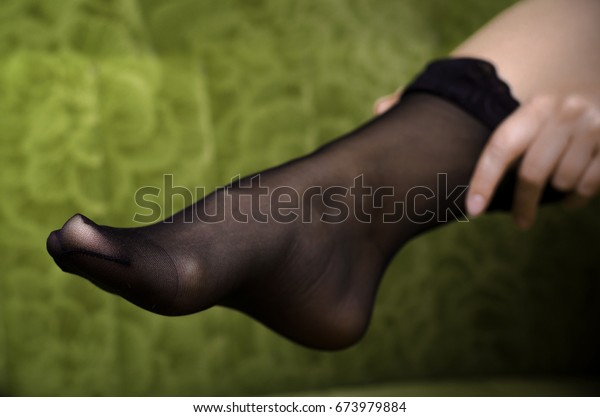 Stockings feet sexy High Heel