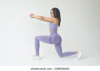 Sexy Fitness Black Woman Beautiful Athletic Stock Photo 2180936565 ...