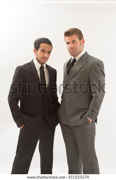 sexy gay men in suits