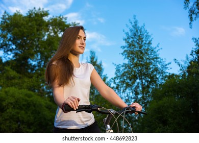 sexy girl biking