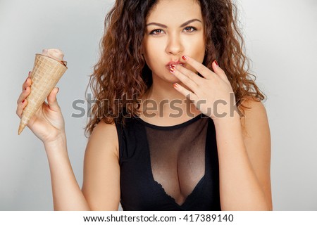 Any more Girl covered in ice cream accept Charming Girl covered in ice cream