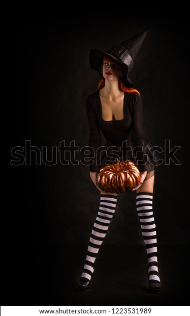 Sexy Halloween Witch Stock Photo Shutterstock