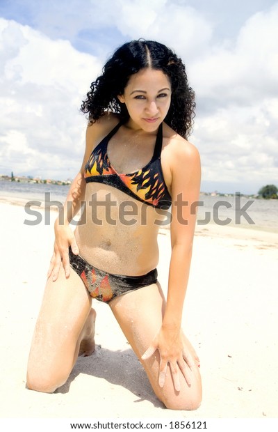 Sexy Latin Woman Bikini Stock Photo Shutterstock