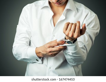 sexy white dress shirt