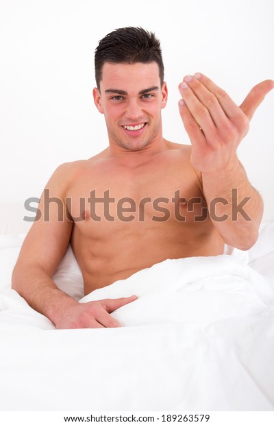 Sexy Man Naked Torso Calling You 스톡 사진 Shutterstock