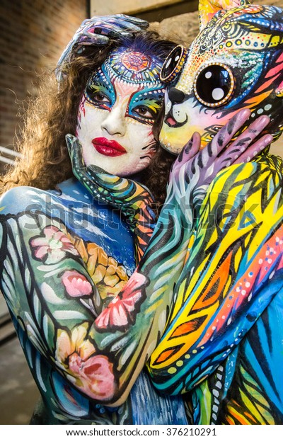 body painting cat pictures