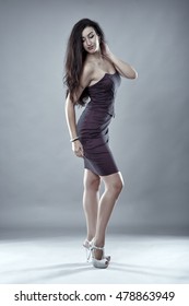 Sexy Model Posing Full Length On Stock Photo 478863949 | Shutterstock