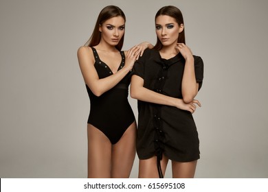 Sexy Models Posing Stock Photo 615695108 Shutterstock