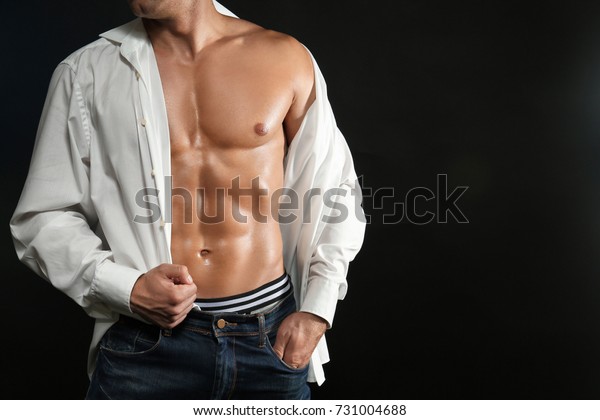 muscular man shirt